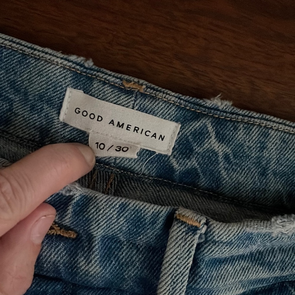 Good Américain slit jean